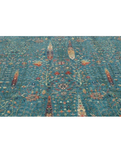 Tappeto Shahi Fine Pakistan blu beige 205x296