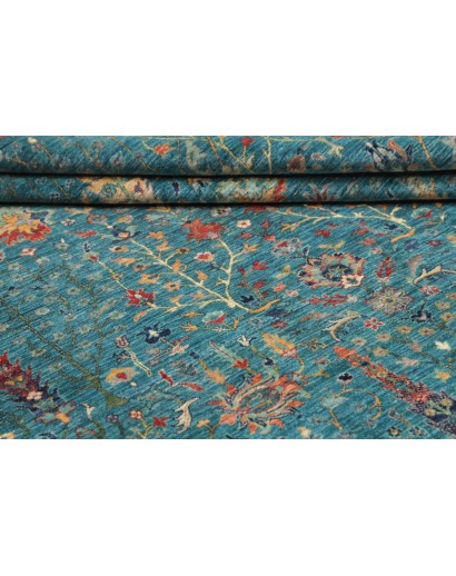 Tappeto Shahi Fine Pakistan blu beige 205x296
