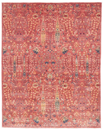 Tappeto Shahi Fine Pakistan rosso 201x256
