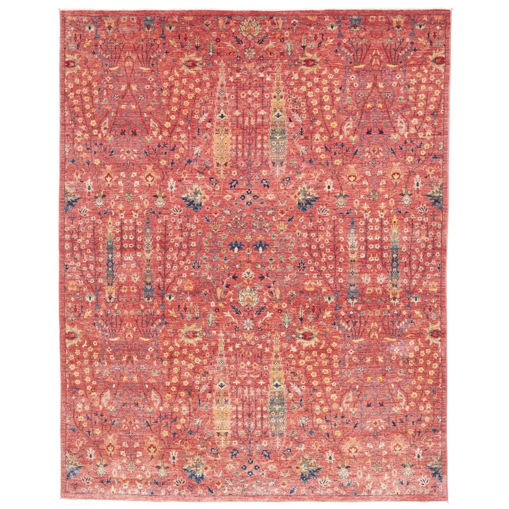 Tappeto Shahi Fine Pakistan rosso 201x256