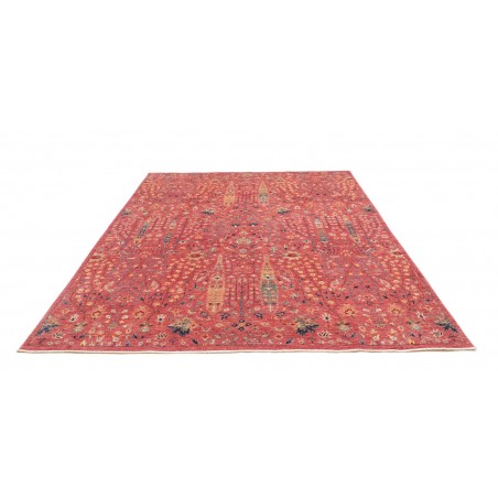Tappeto Shahi Fine Pakistan rosso 201x256
