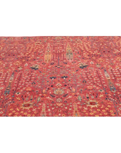 Tappeto Shahi Fine Pakistan rosso 201x256