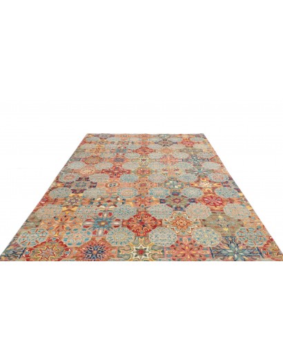 Tappeto Shahi Fine Pakistan marrone azzurro 199x295