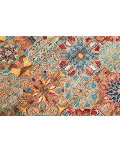 Tappeto Shahi Fine Pakistan marrone azzurro 199x295