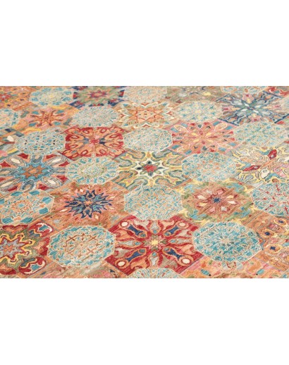 Tappeto Shahi Fine Pakistan marrone azzurro 199x295