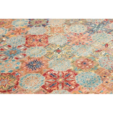 Tappeto Shahi Fine Pakistan marrone azzurro 199x295