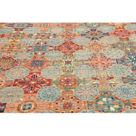 Tappeto Shahi Fine Pakistan marrone azzurro 199x295