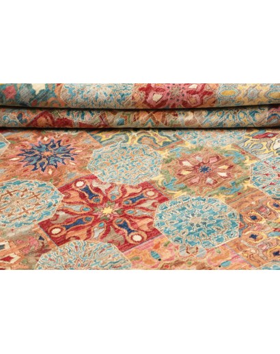 Tappeto Shahi Fine Pakistan marrone azzurro 199x295