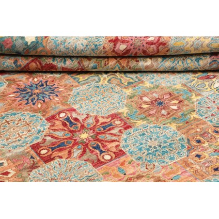 Tappeto Shahi Fine Pakistan marrone azzurro 199x295