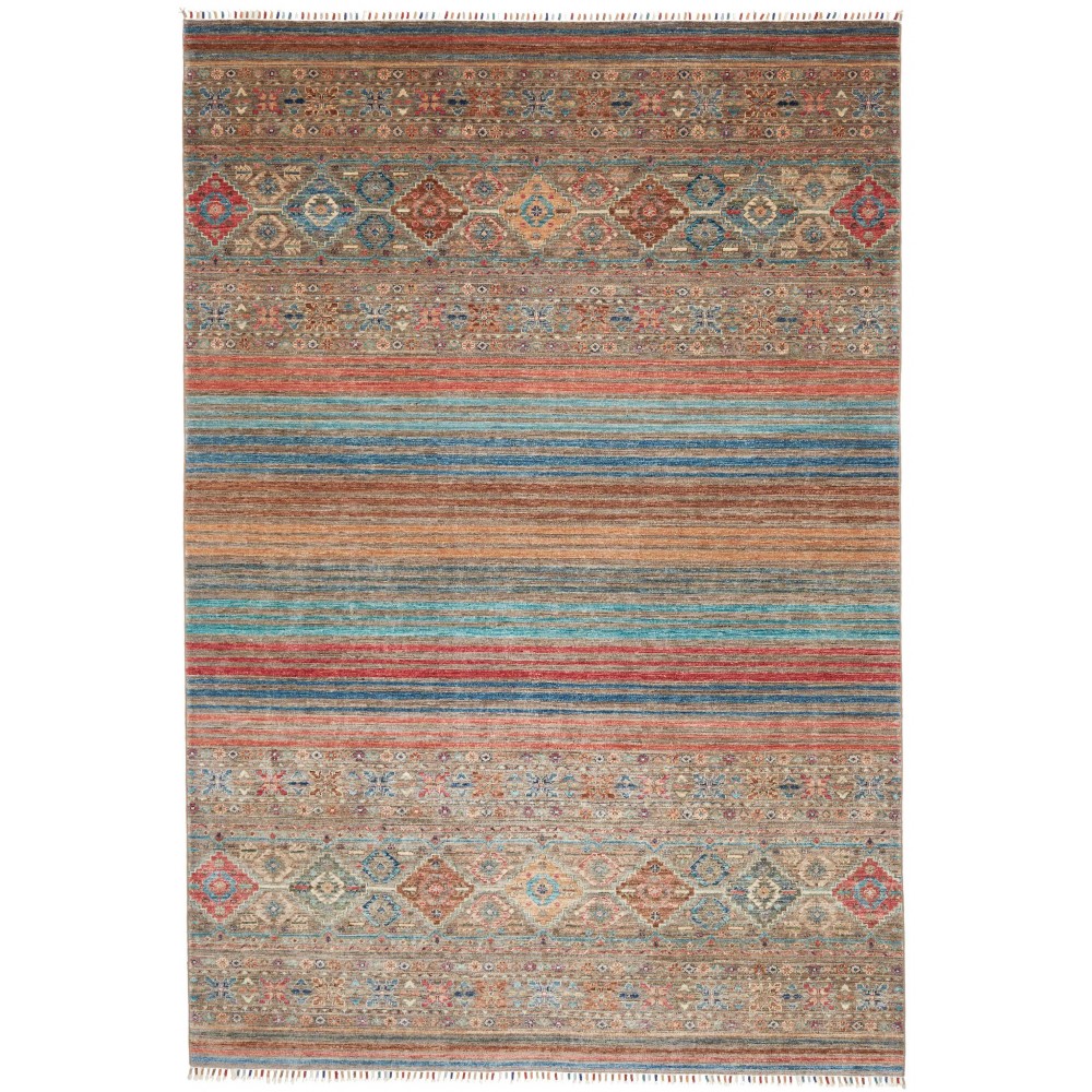 Tappeto Rubin Pakistan bianco grigio 206x302