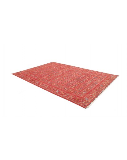 Tappeto Rubin Pakistan rosso giallo 202x297