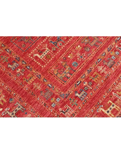 Tappeto Rubin Pakistan rosso giallo 202x297