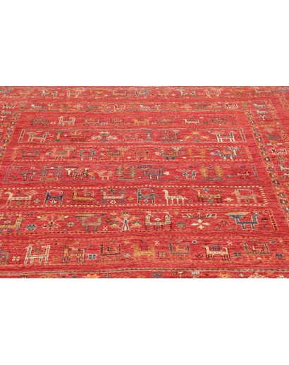 Tappeto Rubin Pakistan rosso giallo 202x297