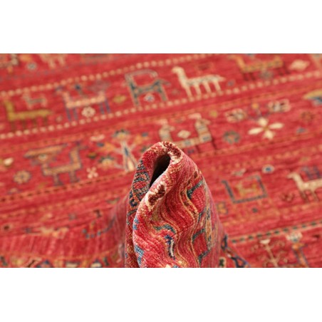 Tappeto Rubin Pakistan rosso giallo 202x297