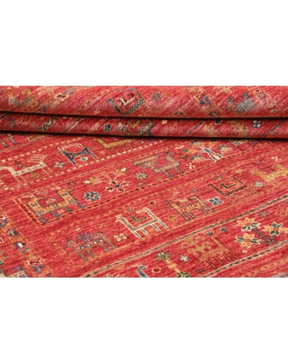 Tappeto Rubin Pakistan rosso giallo 202x297
