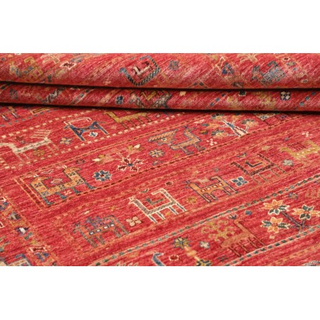 Tappeto Rubin Pakistan rosso giallo 202x297