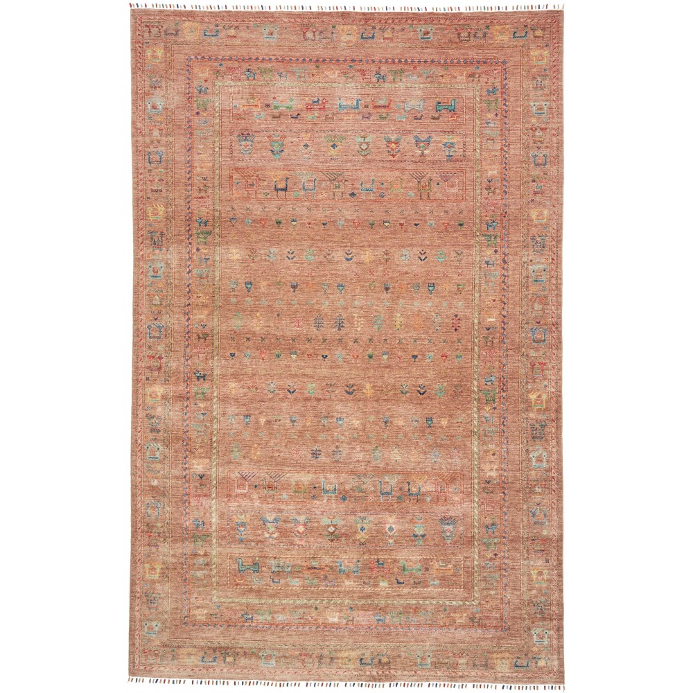 Tappeto Rubin Pakistan marrone grigio 197x309