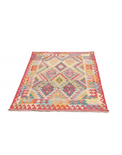 Tappeto Kilim Afghanistan marrone 100x147