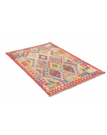 Tappeto Kilim Afghanistan marrone 100x147