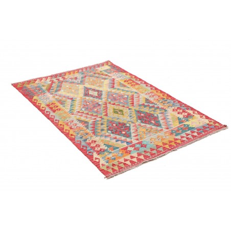 Tappeto Kilim Afghanistan marrone 100x147