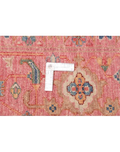 Tappeto Kazak Fine Pakistan arancione azzurro 205x293