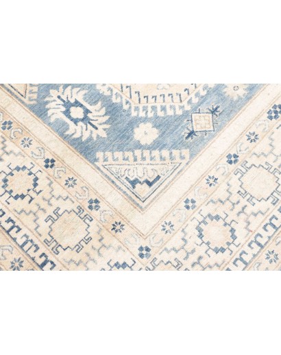 Tappeto Kazak Afghanistan bianco azzurro 185x266