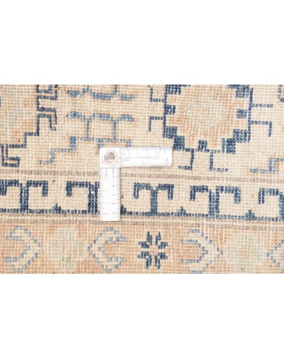 Tappeto Kazak Afghanistan bianco azzurro 185x266