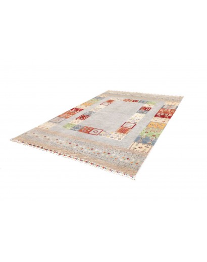 Tappeto Siva Pakistan bianco marrone 207x297