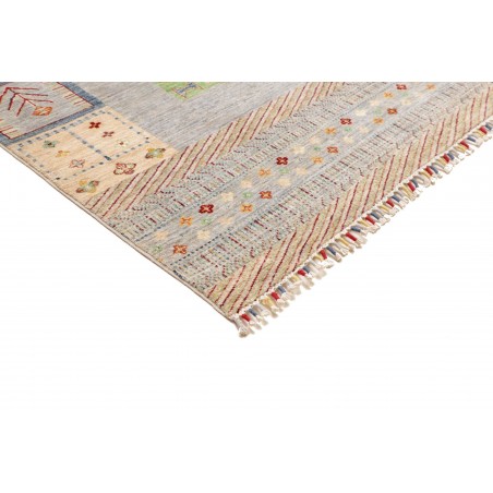 Tappeto Siva Pakistan bianco marrone 207x297
