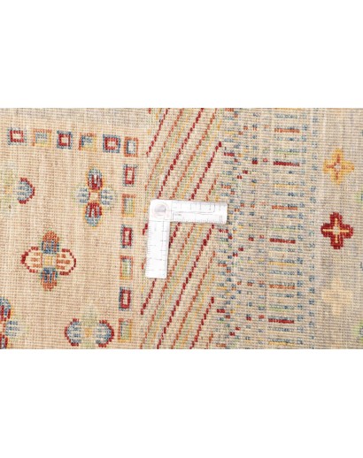 Tappeto Siva Pakistan bianco marrone 207x297