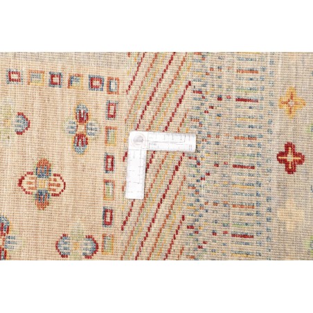 Tappeto Siva Pakistan bianco marrone 207x297