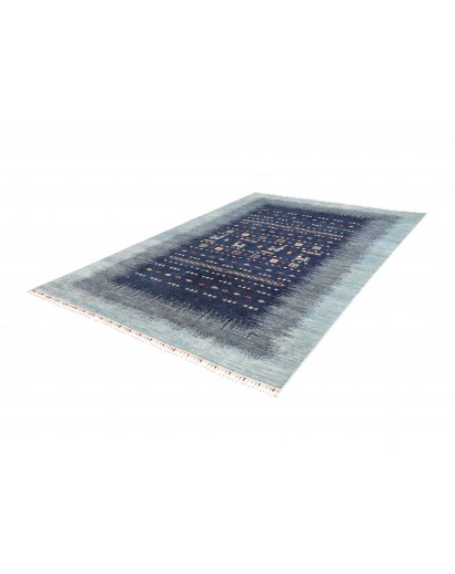 Tappeto Siva Pakistan grigio bianco 206x294