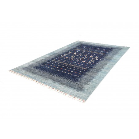 Tappeto Siva Pakistan grigio bianco 206x294