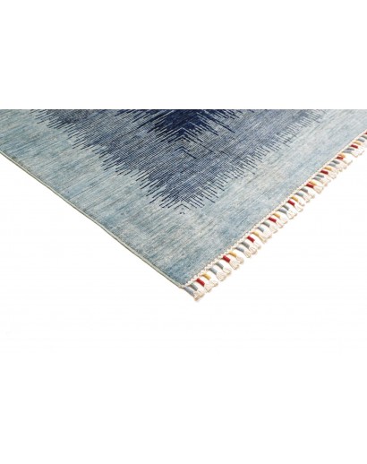 Tappeto Siva Pakistan grigio bianco 206x294