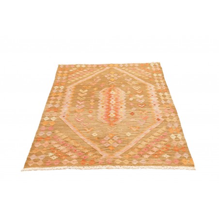 Tappeto Kilim Afghanistan marrone arancione 105x151
