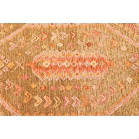 Tappeto Kilim Afghanistan marrone arancione 105x151