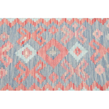 Tappeto Kilim Afghanistan beige azzurro 104x153