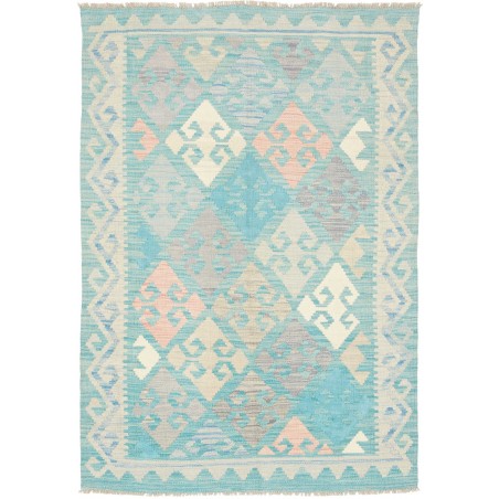 Tappeto Kilim Afghanistan bianco 103x145