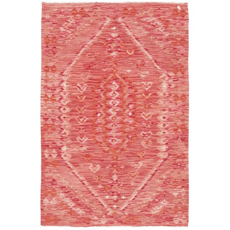 Tappeto Kilim Afghanistan arancione marrone 101x146