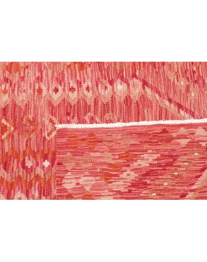 Tappeto Kilim Afghanistan arancione marrone 101x146