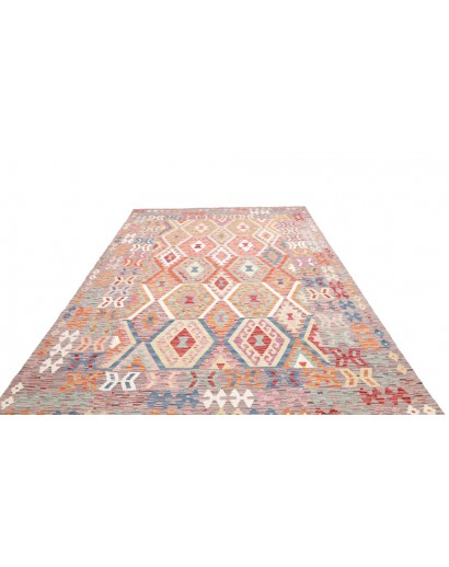 Tappeto Kilim Afghanistan beige marrone 203x298