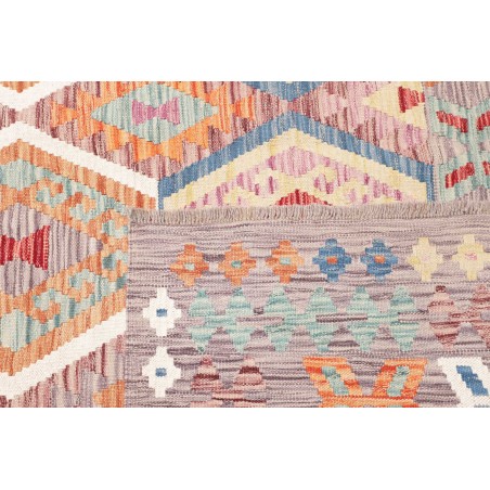 Tappeto Kilim Afghanistan beige marrone 203x298