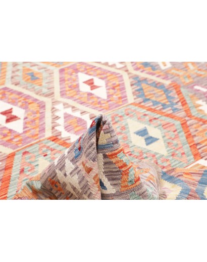 Tappeto Kilim Afghanistan beige marrone 203x298