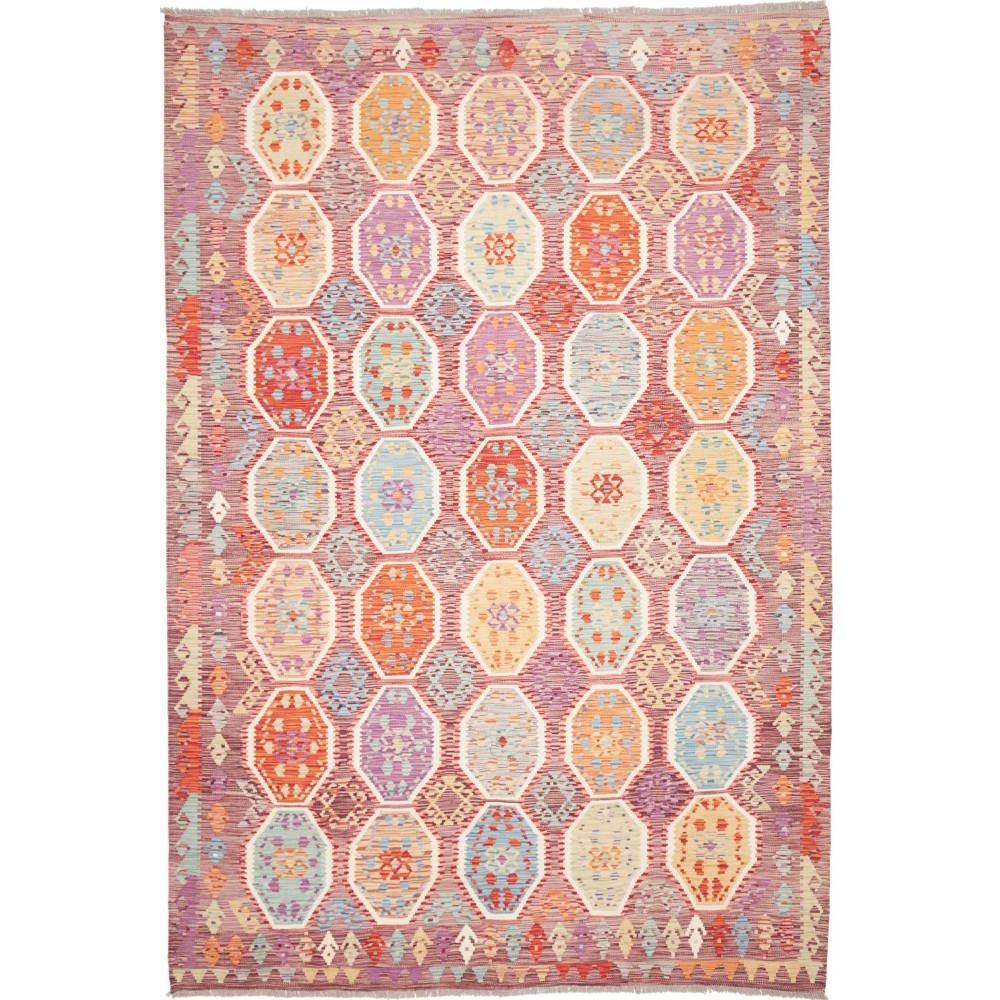 Tappeto Kilim Afghanistan marrone 203x299