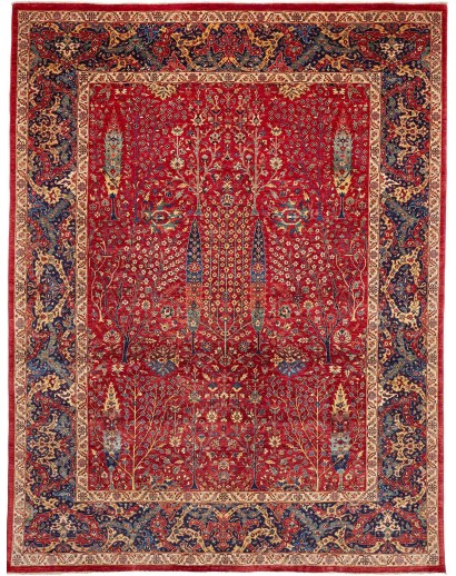 Tappeto Aryana Fine Pakistan marrone grigio 269x352