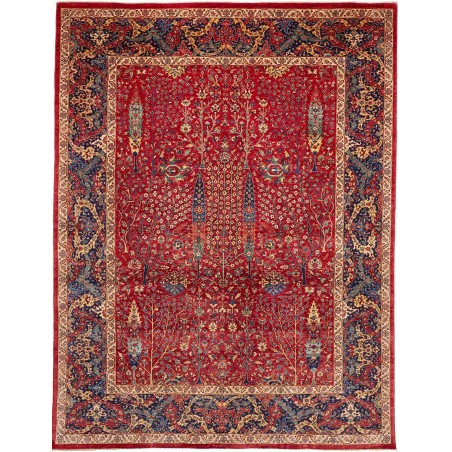 Tappeto Aryana Fine Pakistan marrone grigio 269x352