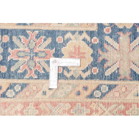 Tappeto Kazak Afghanistan bianco azzurro 200x283