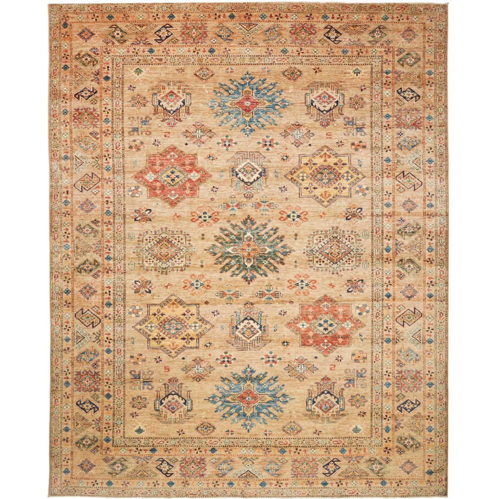 Tappeto Kazak Fine Pakistan marrone 252x315 Tappeto Kazak Fine Pakistan marrone 252x315