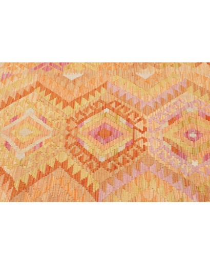 Tappeto Kilim Afghanistan marrone rosso 100x149