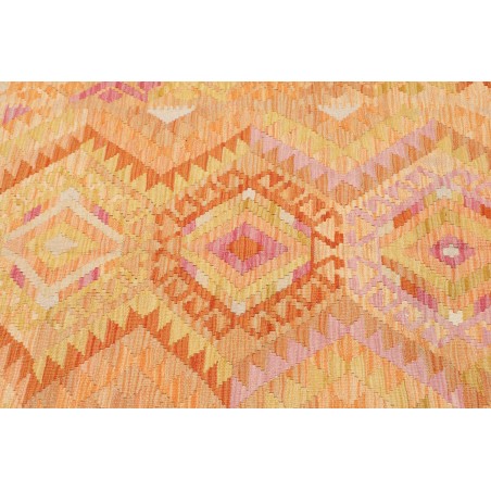 Tappeto Kilim Afghanistan marrone rosso 100x149